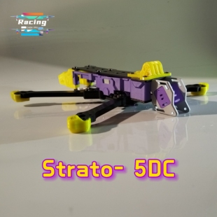 Strato-5DC 5寸机架穿越机花飞远航o3o4Pro模拟图传散热t700耐炸