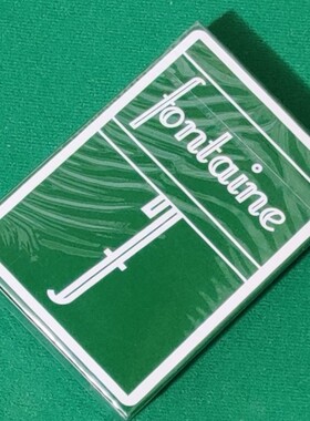 默默纸牌broccoli fontaine deck美国进口西兰花方丹花切收藏扑克