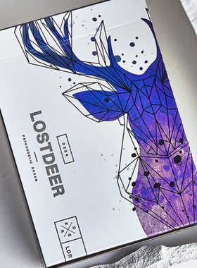默默纸牌lost deer collection deck黑紫色迷鹿MPC版花切扑克牌