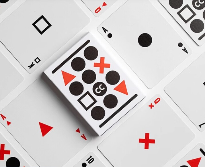 默默纸牌美国产CC2023大会纪念专属 DD出品简约限量扑克牌