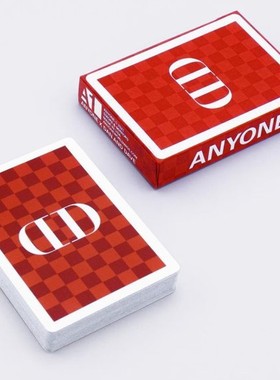 默默纸牌ANYone &DD联名A1烟镜 花切收藏款魔术扑克牌红蓝绿一套