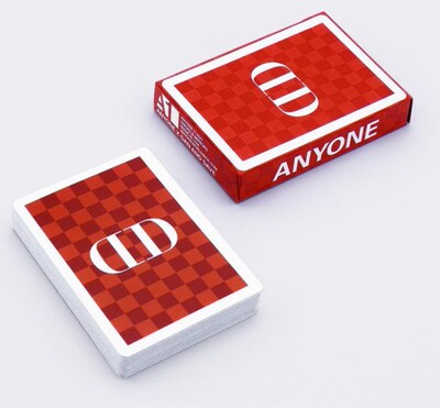 默默纸牌ANYone &DD联名A1烟镜 花切收藏款魔术扑克牌红蓝绿一套
