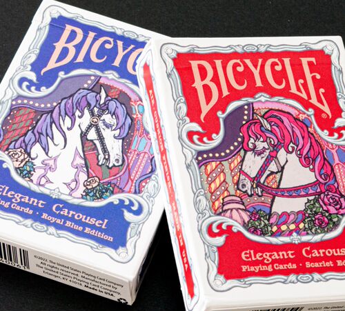 默默纸牌bicycle本根康之旋转木马 IP联名周边花切魔术收藏扑克牌