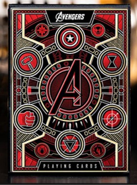 默默纸牌复仇者联盟红色版 Avengers deck漫威联名收藏花切扑克牌