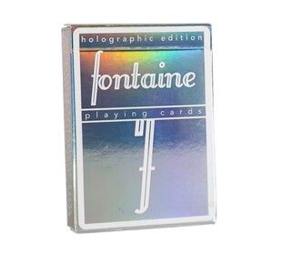默默纸牌 Holo Fontaine deck 台湾产全息镭射炫彩方丹扑克牌