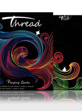 默默纸牌Thread playing card美国原装进口灵线花切艺术扑克牌