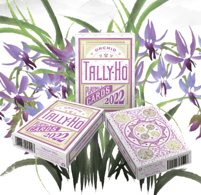 默默纸牌Tally ho deck美国进口2022兰花切魔术练习扑克牌 模玩/动漫/周边/娃圈三坑/桌游 扑克 原图主图