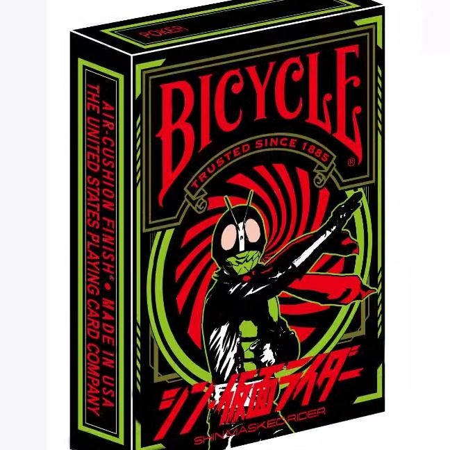 默默纸牌Bicycle 假面骑士IP联名正版周边收藏魔术扑克牌