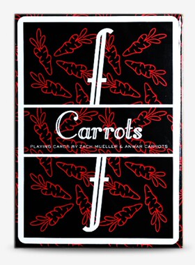 默默纸牌Carrots V2 V3Fontaine deck美国进口胡萝卜v3方丹扑克