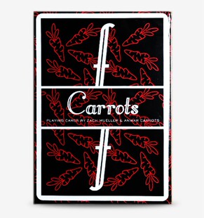 默默纸牌Carrots V2 V3Fontaine deck美国进口胡萝卜v3方丹扑克