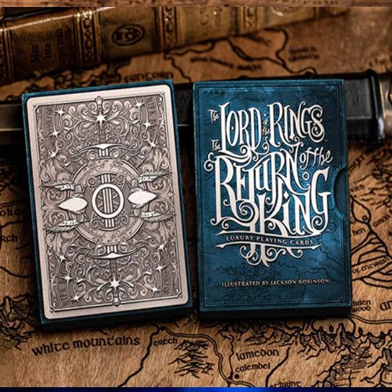 默默纸牌KWP出品指环王3美国进口花切魔术烫金收藏扑克牌