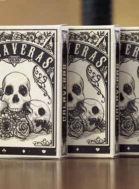 默默纸牌Calaveras 卡拉维拉斯 亡灵骷髅 进口花切魔术收藏纸牌