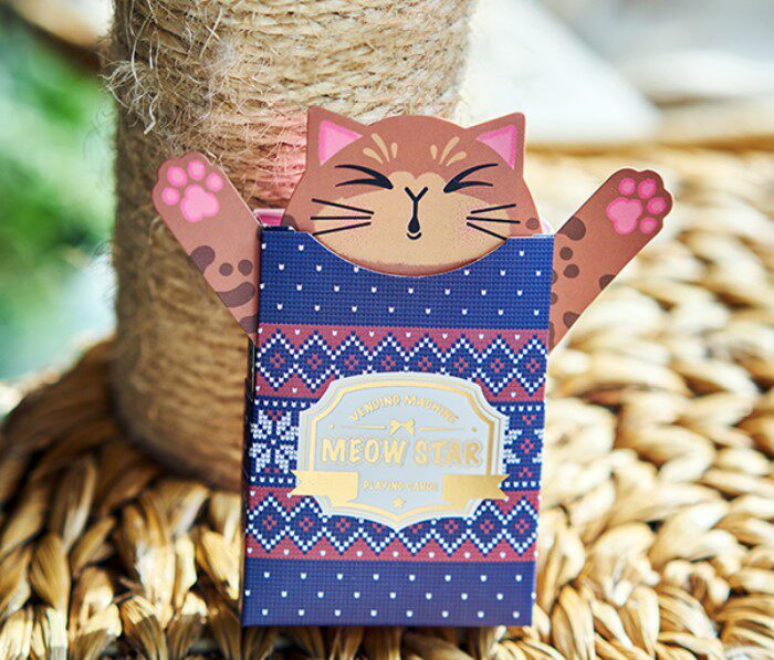 默默纸牌Meow Star deck美国进口喵星V2 可爱猫咪女生礼品扑克牌