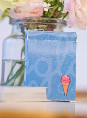 默默纸牌美国产Glace deck冰淇淋纸牌雪糕牌花切收藏款扑克牌