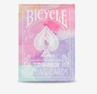 默默纸牌Bicycle Rainbow deck彩虹单车v2及v1v2礼盒 扑克牌