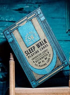 默默纸牌SW系列 SLEEPWALK梦游 伦子童年ROOM52手绘花切扑克牌