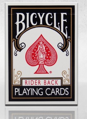 默默纸牌Bicycle black decks美国黑色单车牌背新版ky扑克牌