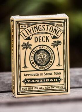 默默纸牌Livingstone playingcard美国原装利文斯通收藏扑克牌