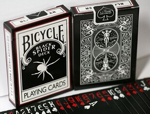默默纸牌bicycle spider deck单车黑蜘蛛美国Ohio及ky产扑克牌