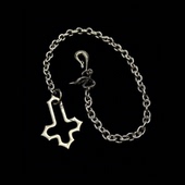 素重工裤 蝰蛇元 链十字架金属钥匙扣小众包挂件 vintage古着 nojob