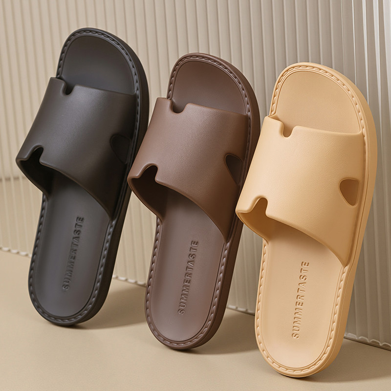 拖鞋女踩屎感居家用简约夏季浴室洗澡防滑情侣轻便室内凉拖鞋男士