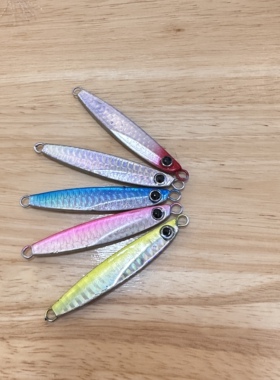 小铁板路亚饵艾岸抛远投玛I仿生MA裸片人日系飘落锚鱼翘嘴激流胚