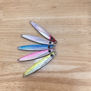 小铁板路亚饵艾岸抛远投玛I仿生MA裸片人日系飘落锚鱼翘嘴激流胚