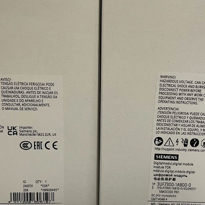 电动机保护控制模块 3UF7300-1AB00-0 3U