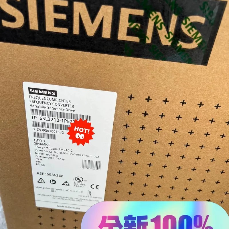 变频器 6SL3210-1PE27-5UL0，