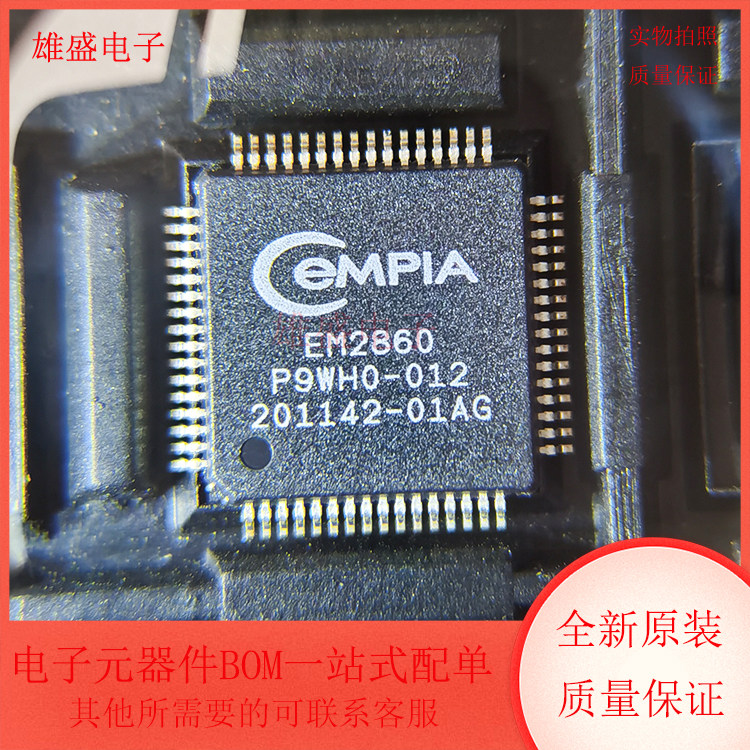 EM2860 封装QFP-64 音频解码器芯片 集成电路IC 全新原装