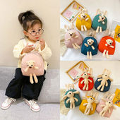 儿童婴幼儿园1 3岁2小书包宝宝男女孩背包迷你卡通小熊双肩包包潮