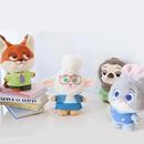 正版 疯狂动物城玩具公仔朱迪尼克狐狸毛绒玩偶闪电挂件情人节礼物