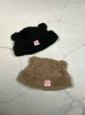 Alex日代 Basicks BEAR BEANIE熊熊 羊羔绒立耳保暖比尼帽