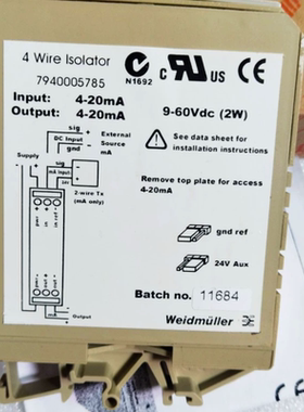 全新原装魏德米勒7940005785