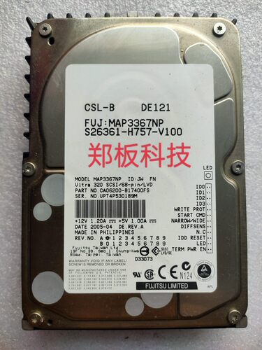 富士通/Fujitsu MAP3367NP SCSI 10K 36G 68针 医疗设备专用硬盘