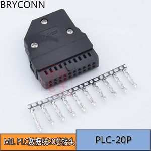 MIL 20P连接器数据线插头连接线用20芯PLC PLC-20P 20芯接头