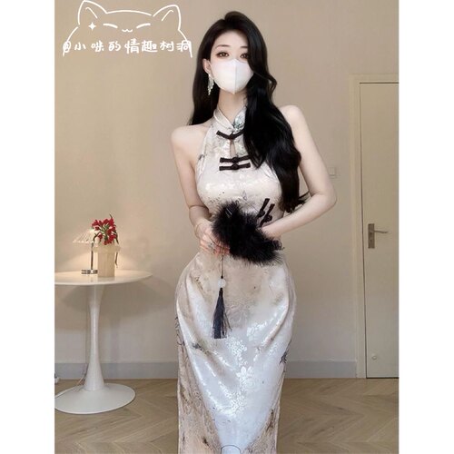 魅：旗袍cos丝绸制服空姐免脱高级直插性感妩媚御姐少妇睡袍浴袍