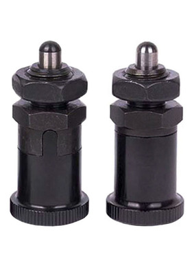 短螺纹细牙复位型旋钮柱塞PXSAN/PXSKN12/16分度定位锁紧弹簧柱销