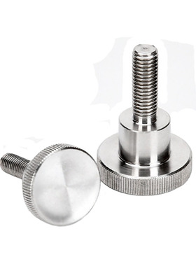 不锈钢圆形滚花手拧旋钮螺丝NKOSA3/4/5/6/8/10-6/10/16/20/25/30