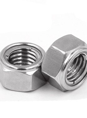 光泽镀锌U型外六角钢片锁紧螺母 UNUTZ4 5 6 8 10 12 14 16 18 20