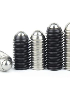 碳钢 粗牙 加长型 球头柱塞 BPJL3/4/5/6/8/10/12/16定位玻珠螺丝