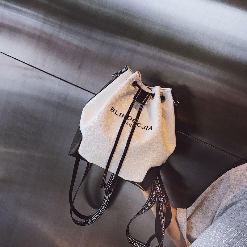Drawstring shoulder bag 2020 Autumn and winter new pattern fashion The single shoulder bag leisure time knapsack ins Super fire bucketin the Leather/Lady bags/Men's bag, Ms. bags  category - from Buy2taobao.com to provide professional Taobao agent buy service