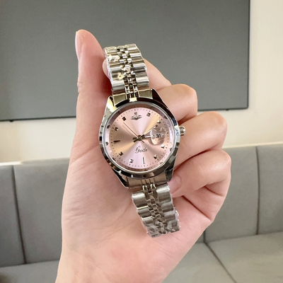 西太H高品质女士钢带表