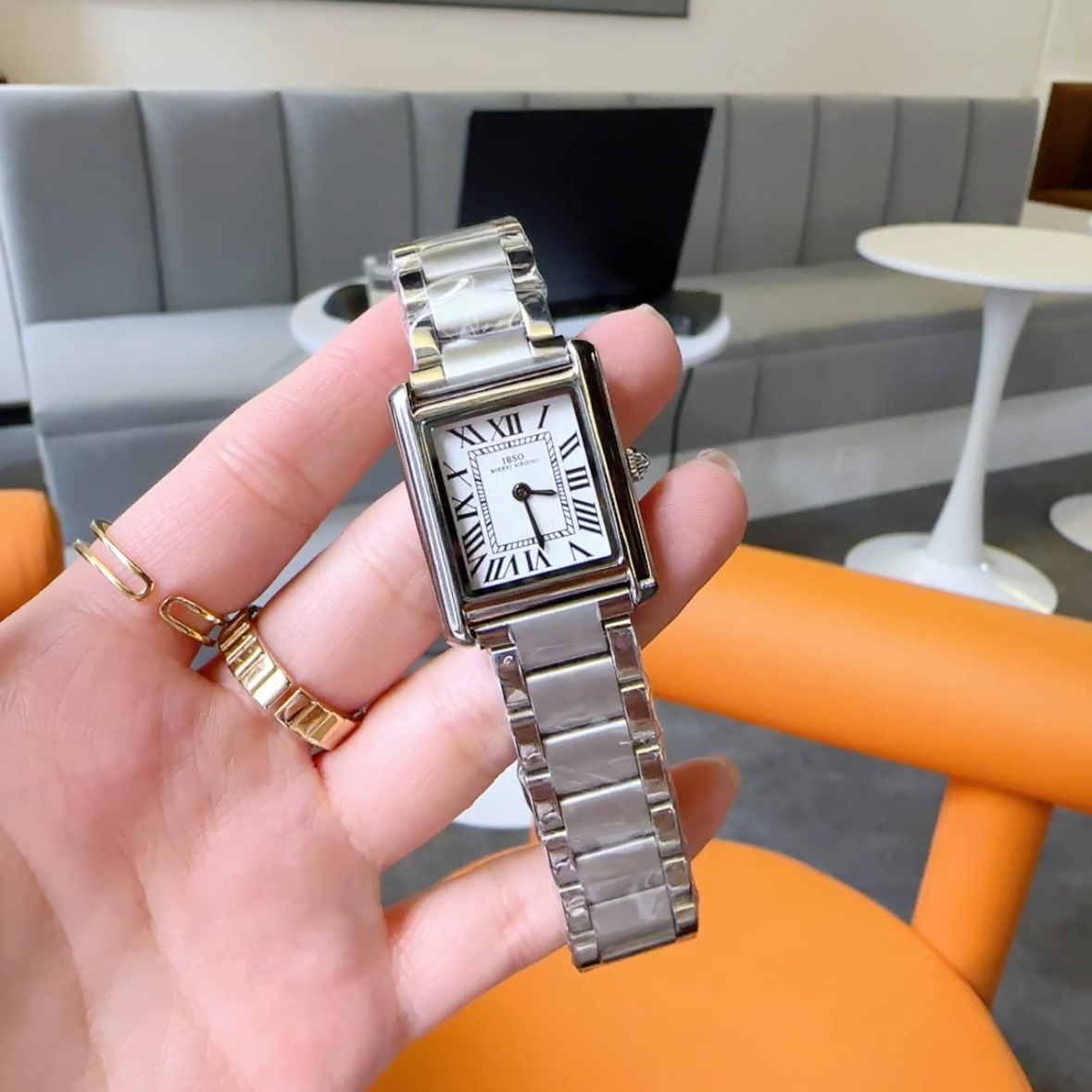 经典坦克女表轻奢钢带正品