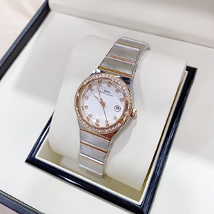 正品 S9888L女士钢带手表日历轻奢镶钻防水女表名牌IBSO手表