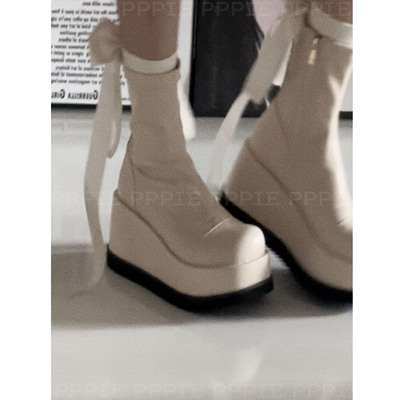 PPPIE 吾神晴空 2025改轻改软8cm演唱会战靴厚底无坡度短靴
