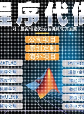 matlab代码帮做Python代编程序图像信号处理编写通信电气仿真代做