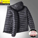 轻薄羽绒服男士 短款 百搭轻便薄款 稻草人新款 白鸭绒大码 秋冬外套男