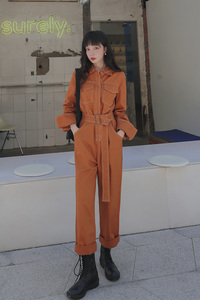 大货 2022春季新款工装撞色明线连体裤 货号W1992 P105K158图片