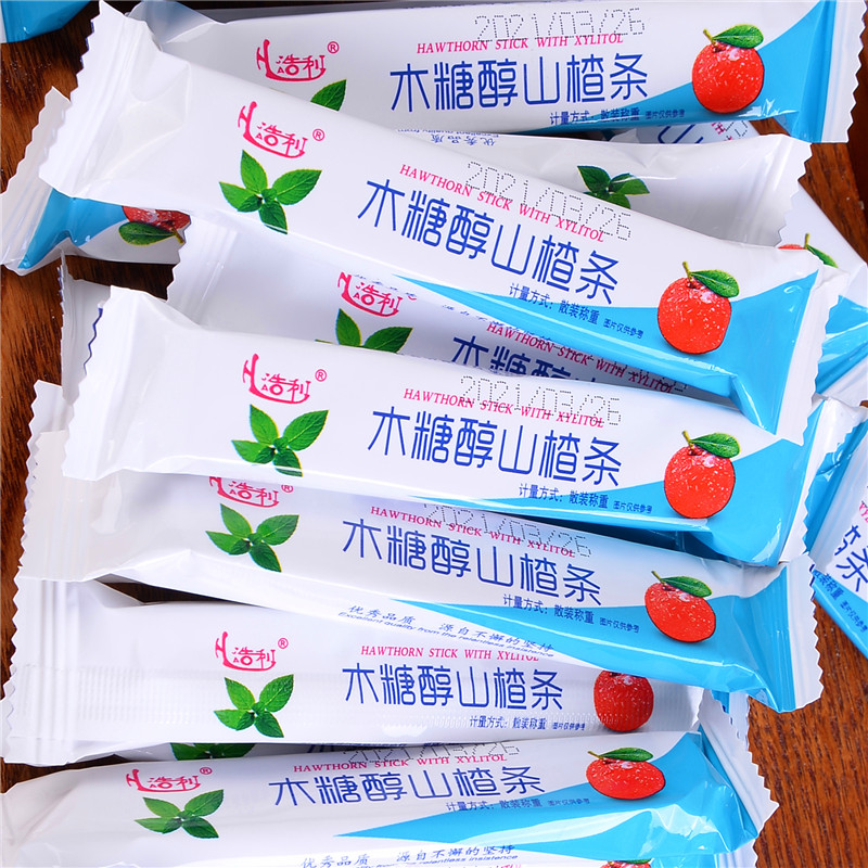 木糖醇山楂条果丹皮兴隆500g图片